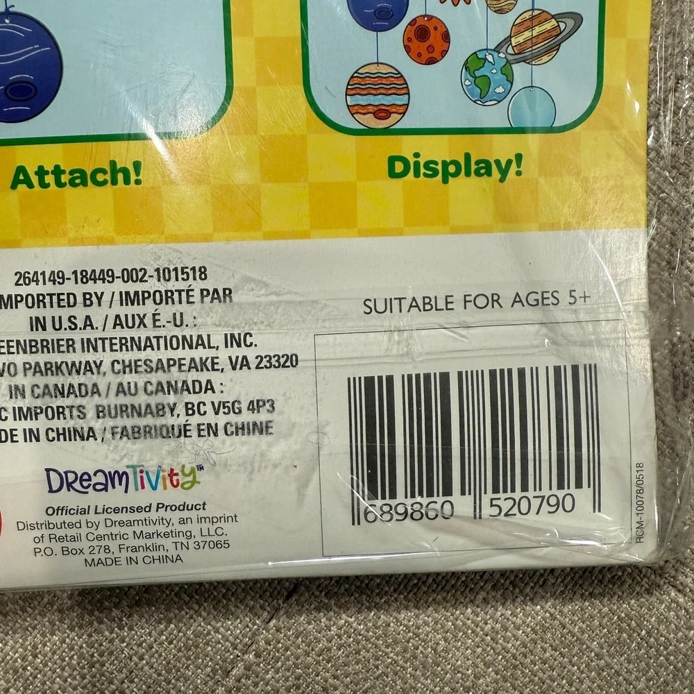 Crayola Solar System Mobile Kit Creative Classroom‎ Teaching Tree Planets